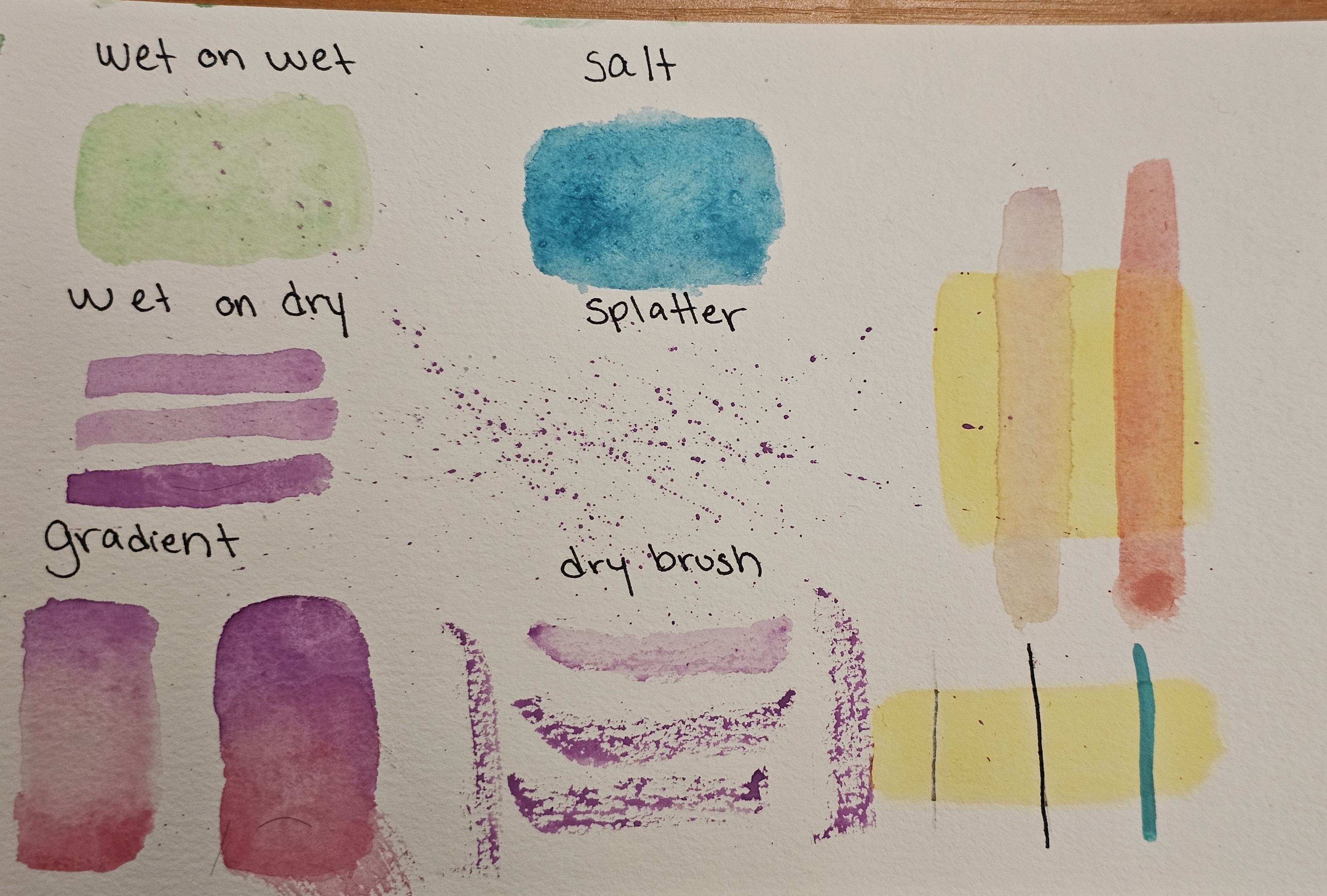 Watercolor Techniques Example